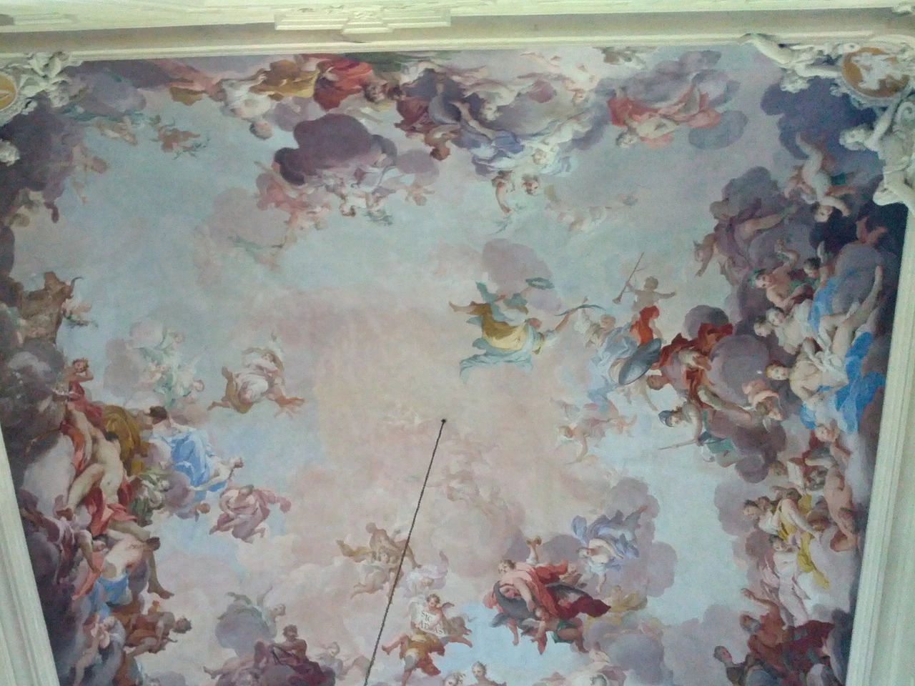 Palazzo Capponi, soffitto dello scalone